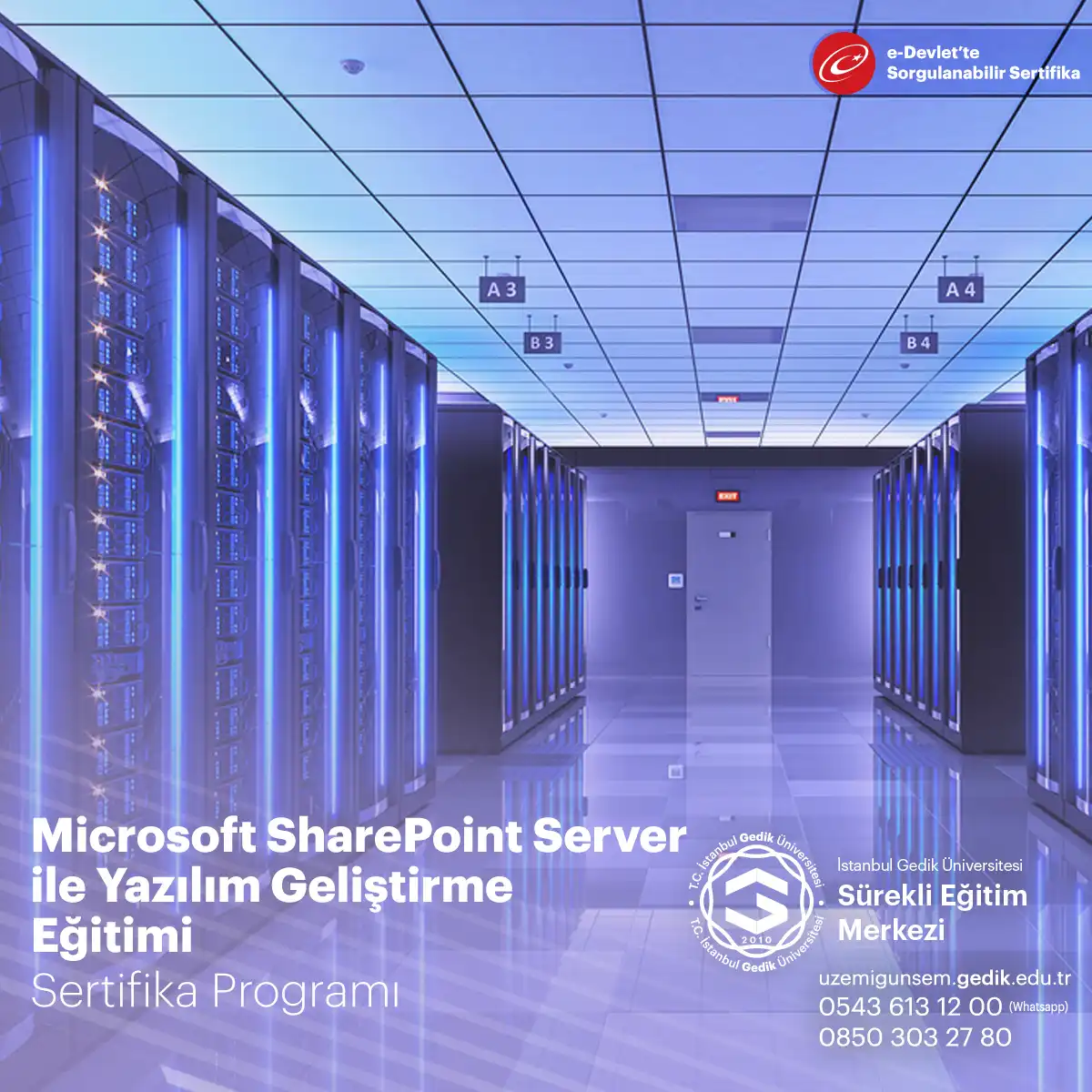 Microsoft SharePoint Server ile Yazılım Geliştirme Eğitimi Sertifika Programı